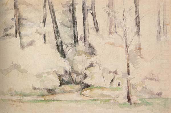 Paul Cezanne Sous-bois china oil painting image